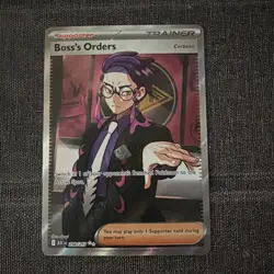 Boss’s Orders 256/217 Ultra Rare Full Art Pokemon TCG Ascended Heroes - Image 1