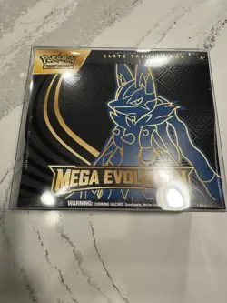 Pokemon TCG Mega Evolution Lucario ETB Elite Trainer Box - New Sealed With case - Image 1