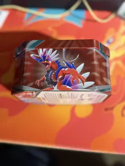 1x EMPTY Koraidon Paldea Legends Tin for Storage - Pokemon TCG - Image 2