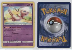 Mew Holo Pokemon Sun & Moon Unbroken Bonds #76 - Image 3