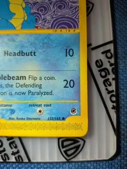 Pokemon Squirtle 132/165 Expedition Base Set Regular - Image 4