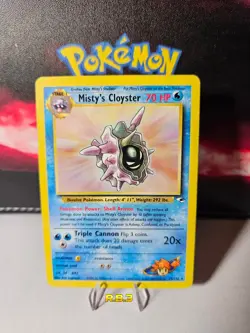 Pokemon TCG | Misty's Cloyster - 29/132 Non-Holo | Gym Heroes Set 2000 | Vintage - Image 1