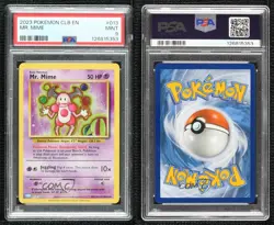 Mr Mime Holo Pokemon TCG Classic Blastoise Deck (CLB) PSA 9 MINT - Image 3