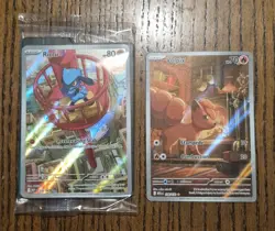 Pokemon TCG Mega Evolution Riolu Sealed Promo & Vulpix Shiny Rare 138 PACK FRESH - Image 1