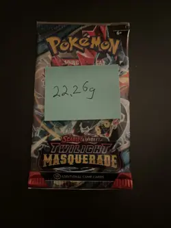 (VERY HEAVY) 22.26g Pokemon TCG Twilight Masquerade Booster Pack (SEALED)✅ - Image 3