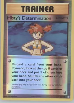 Misty's Determination Reverse Holo Pokemon tcg XY - Evolutions #80/108 - Image 1
