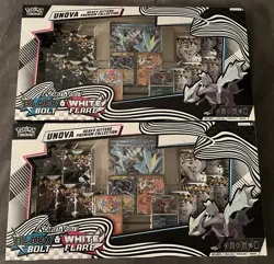 2x Pokemon Black Bolt & White Flare Unova Heavy Hitters Premium Collection Boxes - Image 1