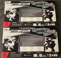 2x Pokemon Black Bolt & White Flare Unova Heavy Hitters Premium Collection Boxes - Image 2
