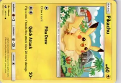 Pokemon Pikachu 30/111 Sun Moon Crimson Invasion Common Trading Card TCG - Image 5