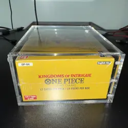 One Piece Card Game - Kingdoms of Intrigue (OP04) - Booster Box w/acrylic case - Image 3