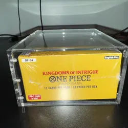 One Piece Card Game - Kingdoms of Intrigue (OP04) - Booster Box w/acrylic case - Image 5