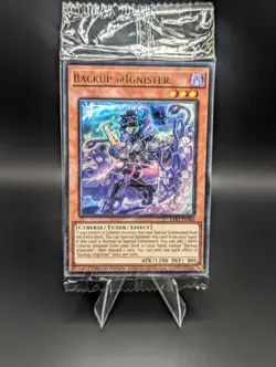 Yu-Gi-Oh! Backup @ignister Ultra Rare Lost Art Promotion LART-EN080 Sealed - Image 1