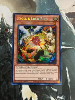 Yugioh Droll & Lock Bird (Alternate Art) Secret Rare RA02 - Image 1