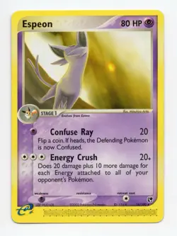 Pokemon TCG Espeon EX Sandstorm 16/100 Regular Rare HP+ - Image 1