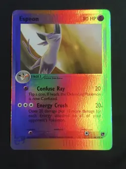 Pokemon TCG: 2003 EX Sandstorm Espeon 16/100 Reverse Holo NM - Image 1