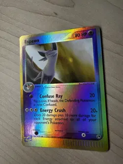 Pokemon TCG: 2003 EX Sandstorm Espeon 16/100 Reverse Holo LP - Image 2