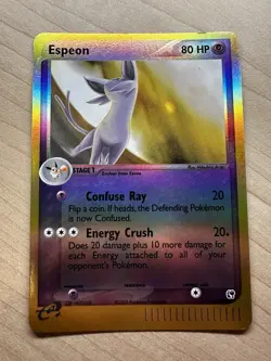 Pokemon TCG: 2003 EX Sandstorm Espeon 16/100 Reverse Holo LP - Image 3
