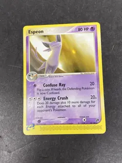 Espeon 16/100 EX Sandstorm Non Holo Rare 2003 Vintage Pokemon TCG Card - Image 1