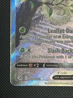 Pokemon TCG Celebi V Full Art Ultra Rare Holo Card 245/264 Fusion Strike - Image 4