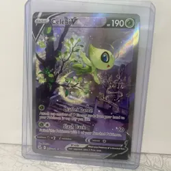 Pokemon TCG Celebi V 245/264 Fusion Strike Alternate Art Rare Holo Card NM M - Image 1