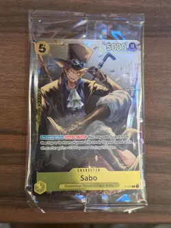 Sabo (Tin Pack Set Vol. 2) P-073 One Piece Promotion Cards Foil (*Sealed*) NM - Image 1