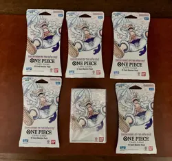 One Piece (1) Double Pack OP05 DP-02 And (5) Sleeved Booster Packs Sealed 810059783591 - Image 1