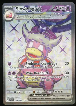 Pokemon TCG Slowking EX Holo Ultra Rare Full Art S&V Paldea Evolved 238/193 NM - Image 1