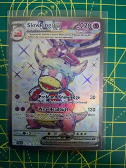 Pokemon TCG Slowking ex Full Art 238/193 Paldea Evolved NM - Image 1