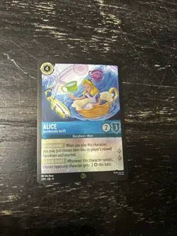 Disney Lorcana Alice Accidentally Adrift Promo Card Foil Fable 2/P3-EN-9 - Image 1