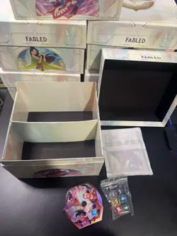 Disney Lorcana Fabled Illumineer's Trove - Box & Accessories Only (No Packs) - Image 1
