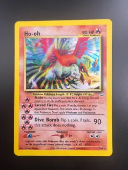 Ho-oh - 7/64 - Pokemon Neo Revelation Unlimited Holo Rare Card WOTC LP - Image 1