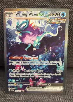 Walking Wake ex 205/162 Temporal Forces Full Art SIR Holo Pokemon Card NM - Image 1