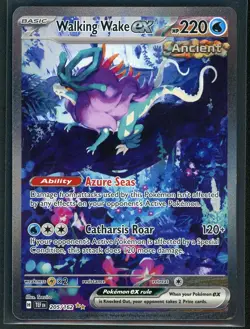 Walking Wake ex 205/162 Temporal Forces Special Illustration LP Pokemon - Image 1