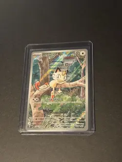 Pokemon TCG Meowth Illustration Rare 106/094 Phantasmal Flames Pack Fresh NM - Image 4