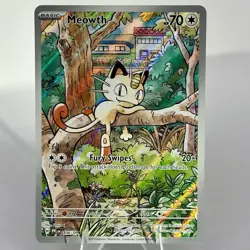 Meowth 106/094 Pokemon TCG Phantasmal Flames Illustration Rare NM Pack Fresh - Image 1
