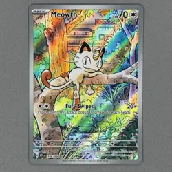 Meowth 106/094 Pokemon TCG Phantasmal Flames Illustration Rare NM Pack Fresh - Image 2