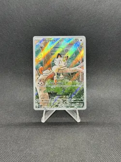 Meowth 106/094 Phantasmal Flames Illustration Rare NM Pack Fresh Pokemon TCG - Image 1