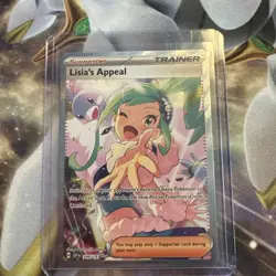 Pokemon TCG Lisia's Appeal Sir 246/191 Surging Sparks Near Mint Condition - Image 1