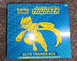 2018 POKEMON SUN & MOON LOST THUNDER ELITE TRAINER BOX ETB FACTORY SEALED - Image 1