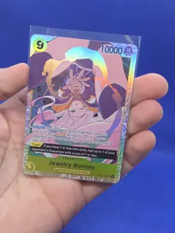 One Piece Carrying On His Will Jewelry Bonney OP13-108 Foil Super Rare SR - Image 2
