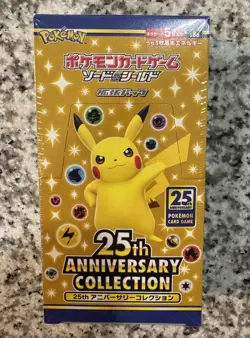 Pokemon Japanese 25th Anniversary Booster Box s8a Factory Sealed US Seller - Image 1