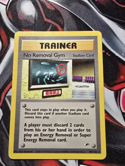 No Removal Gym 103/132 MP -Vintage Rare Pokemon Card- Gym Heroes - Image 1