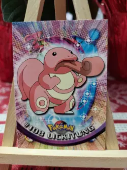 Topps Pokemon #108 Lickitung - TV Animation Edition Card, 1999, NM - Image 1