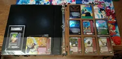Lot DBZ Dragon Ball Z Score Card Binder Rare Foil Limited Goku Dende SGC Vegeta - Image 1