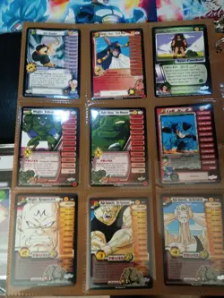 Lot DBZ Dragon Ball Z Score Card Binder Rare Foil Limited Goku Dende SGC Vegeta - Image 5