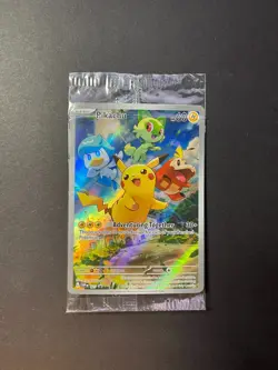 Pikachu 027 Sv: Scarlet & Violet Promo Cards Holo (SEALED) - Image 1