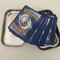 Pokemon TCG Paldea Friends Mini Tin With Opened 57 Cards. - Image 3