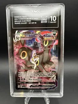 Umbreon VMAX Pokemon Card 2022 Brilliant Stars #TG23 TAG Gem Mint 10 - Image 1