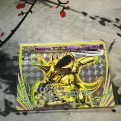 Nidoking BREAK 46/108 Evolutions Full Art Ultra Rare Holo Pokemon Card LP - Image 1