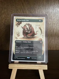 Badgermole Cub (Borderless) - Avatar: The Last Airbender - Non Foil - MTG - Image 1
